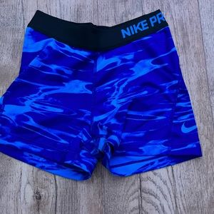 Blue Nike pros